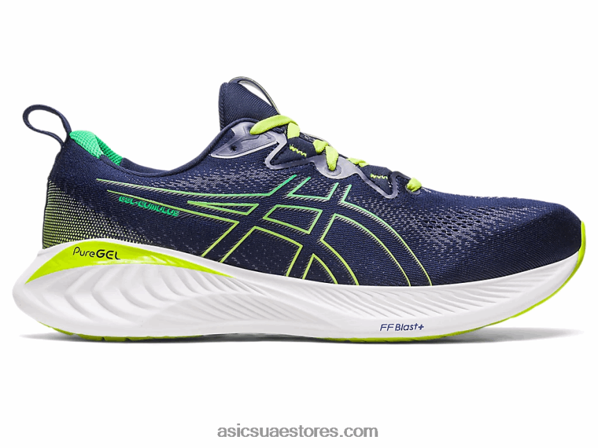 Asics منتصف الليل / الكزبرة جل الركام 25 2N24DJ1 Asics منتصف الليل / الكزبرة جل الركام 25 2N24DJ1