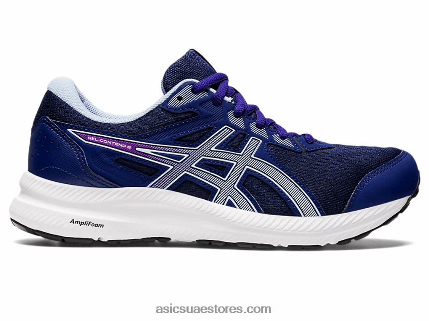 Asics الغوص الأزرق / السماء الناعمة جل يحتوي على 8 عريض 2N24DJ2597 Asics الغوص الأزرق / السماء الناعمة جل يحتوي على 8 عريض 2N24DJ2597