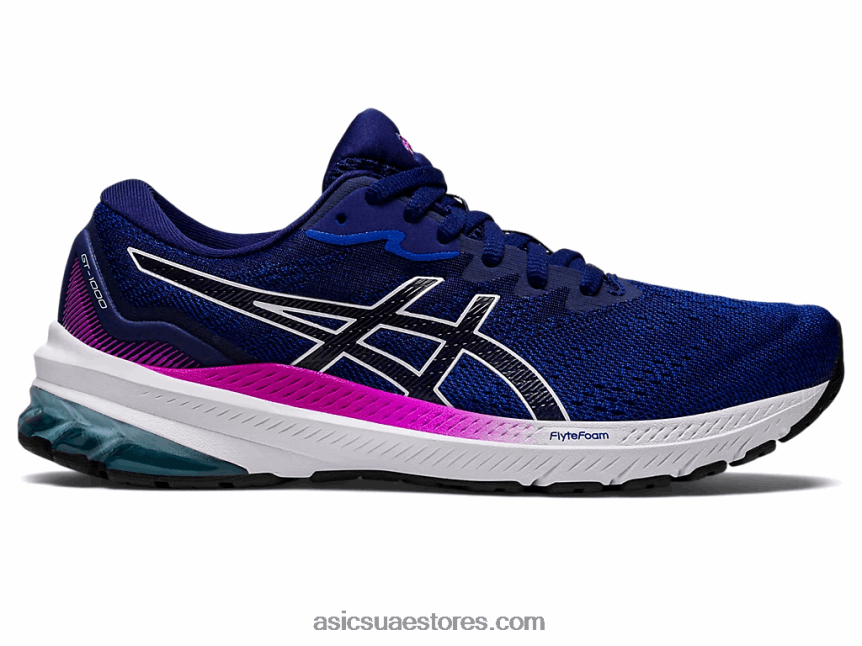 Asics اللازورد الأزرق / السماء الناعمة GT-1000 11 عريض 2N24DJ2598 Asics اللازورد الأزرق / السماء الناعمة GT-1000 11 عريض 2N24DJ2598